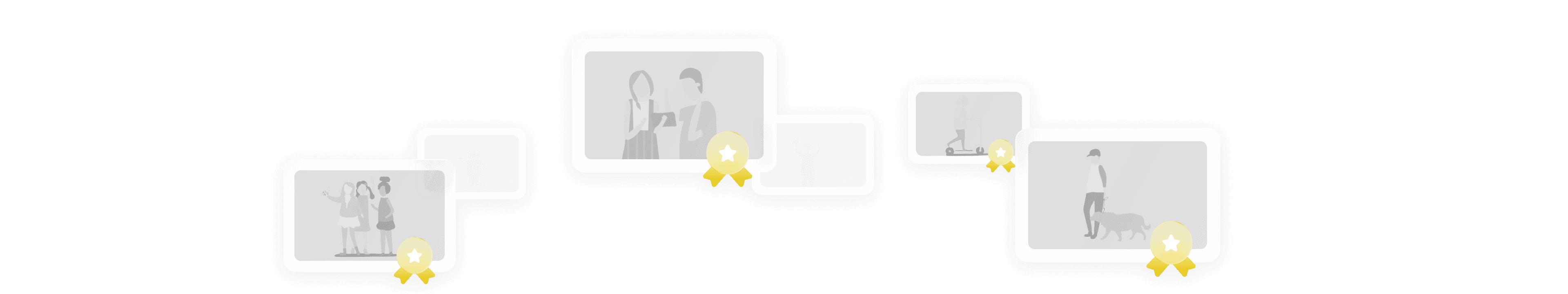 Content cards star-picked by real people